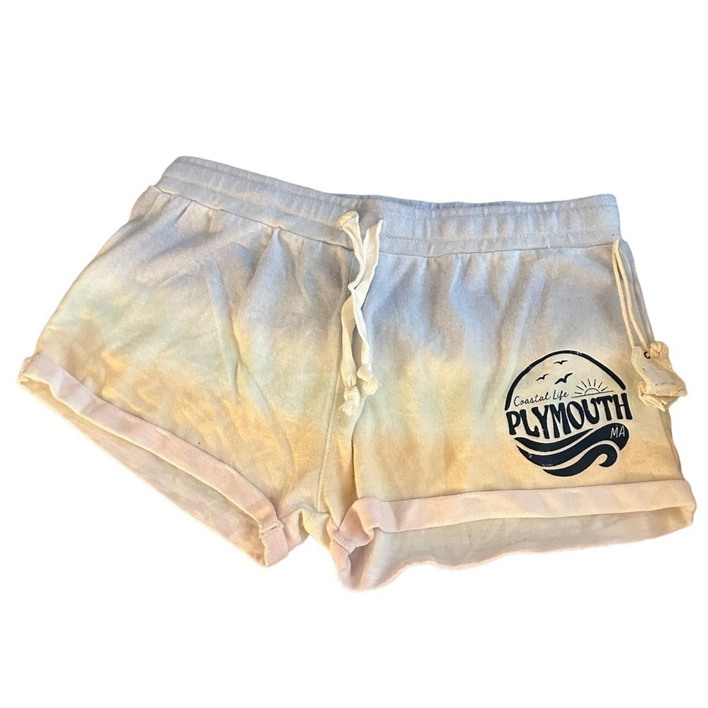 Ocean Drive shorts coastal Plymouth, MA rainbow pastel‎ colors small